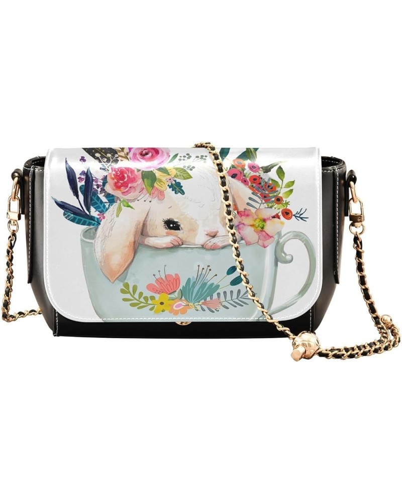 Crossbody Bags for Women Trendy Women's Black Shoulder Bag Small PU Leather Flap Cross Body Bag Handbags Pattern4 $16.39 Cros...