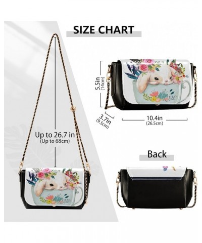 Crossbody Bags for Women Trendy Women's Black Shoulder Bag Small PU Leather Flap Cross Body Bag Handbags Pattern4 $16.39 Cros...