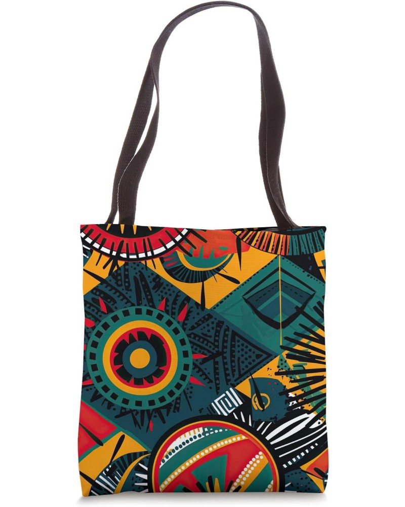 Colorful African Ankara Print Style Tote Bag $10.75 Totes