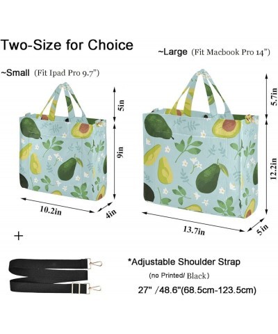 Fresh Avocado Leaves Crossbody Satchel Bag with Shoulder Strap for Travel Gym Shopping Weekender Multi05 $11.82 Satchels