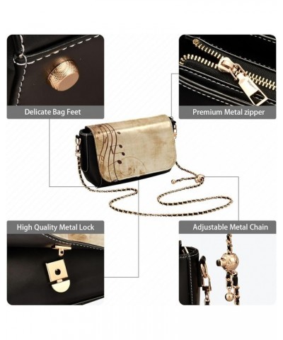 Crossbody Bags for Women Trendy Women's Black Shoulder Bag Small PU Leather Flap Cross Body Bag Handbags Pattern25 $22.95 Cro...