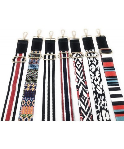 Wide Shoulder Strap Replacement Adjustable, Removable Guitar Style Multicolor Canvas Crossbody Strap for Handbags Multi-3 $9....