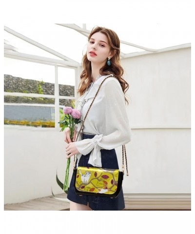 Cats Climbing Tree Crossbody bags for Women Small Crossbody Purses with Adjustable Strap Shoulder Bag Cross Body Purse for Wo...