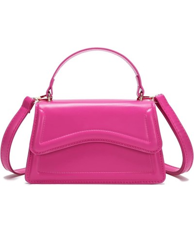 Stylish and Simple Crossbody Bag Small Square bag Purses for Women Satchel Shoulder bag Bag Purse 1hot Pink $15.89 Crossbody ...