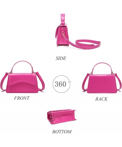 Stylish and Simple Crossbody Bag Small Square bag Purses for Women Satchel Shoulder bag Bag Purse 1hot Pink $15.89 Crossbody ...