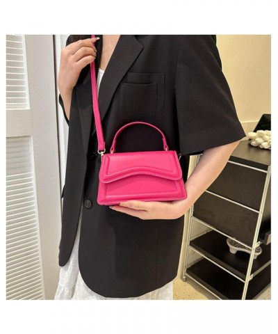 Stylish and Simple Crossbody Bag Small Square bag Purses for Women Satchel Shoulder bag Bag Purse 1hot Pink $15.89 Crossbody ...