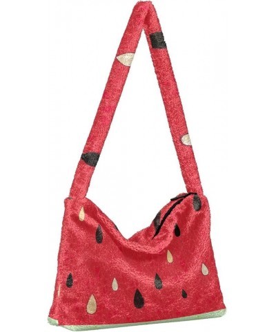 Fantasy Flowers And Birds Women Handbags Shoulder Bag, Comfy Shoulder Bag, Shoulder Handbag Women Fruit Watermelon Juice Orga...