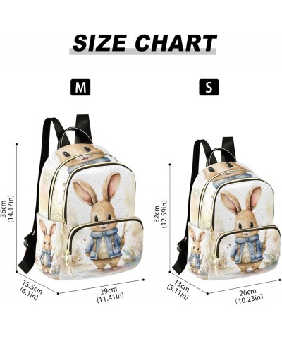 Mini Backpack Purse for Women, Bunny Travel Bag Casual Daypack Shoulder Bag Small $12.80 Backpacks