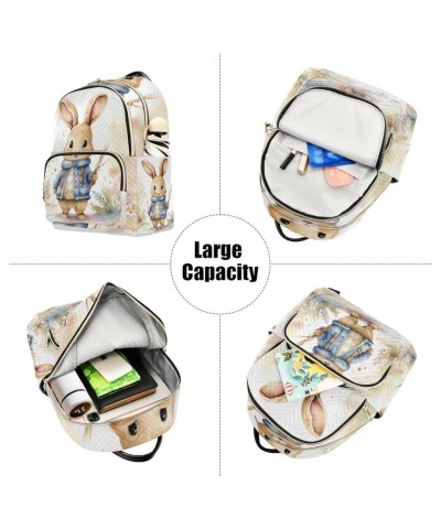 Mini Backpack Purse for Women, Bunny Travel Bag Casual Daypack Shoulder Bag Small $12.80 Backpacks