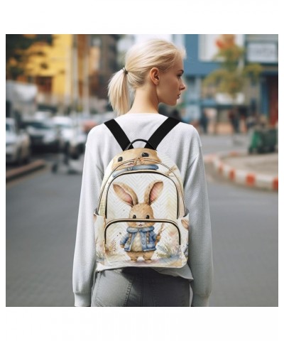 Mini Backpack Purse for Women, Bunny Travel Bag Casual Daypack Shoulder Bag Small $12.80 Backpacks