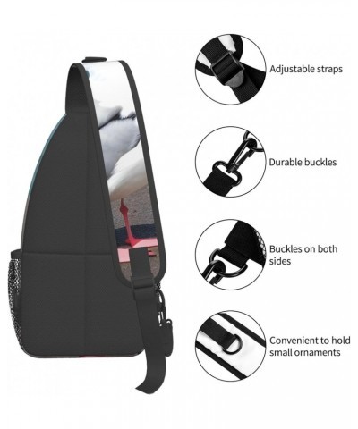 Cross chest bag diagonally Cute seagull pattern Suitable For Men And Women outdoor hiking Daily travel Long and short trips $...