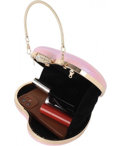 Mily Heart Shape Clutch Bag Messenger Shoulder Handbag Tote Evening Bag Purse 7650+pink $16.12 Evening Bags