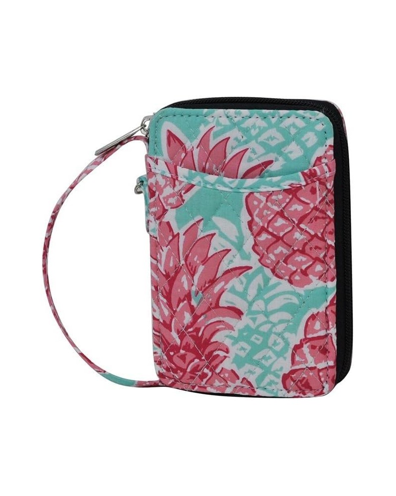 Southern Summer Pineapple Quilted Wristlet Wallet $10.17 Wristlets