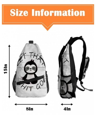 Sling Bag Crossbody Bag for Women Men Red Sea Wave Ripple Waterproof Hiking Backpack Lightweight Chest Shoulder Bag Daypack f...