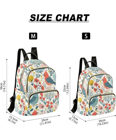 Peach Fruit Print Backpack Purses Quilted Backpack with Luggage Strap Spring Birds and Floral Medium $22.61 Backpacks