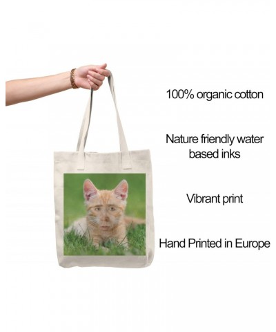 Nicolas Cage Ginger Cat Tote bag for Women And Men Graphic Shoulder Bags Casual Cloth Purses and Aesthetic Handbags $22.98 Totes