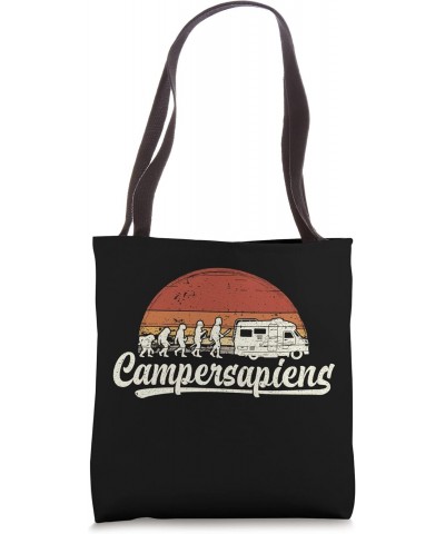 Campersapiens, Caravan driver, camper, Camping Evolution Tote Bag $11.04 Totes