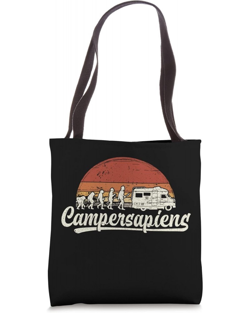 Campersapiens, Caravan driver, camper, Camping Evolution Tote Bag $11.04 Totes