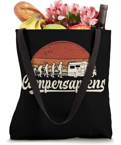 Campersapiens, Caravan driver, camper, Camping Evolution Tote Bag $11.04 Totes