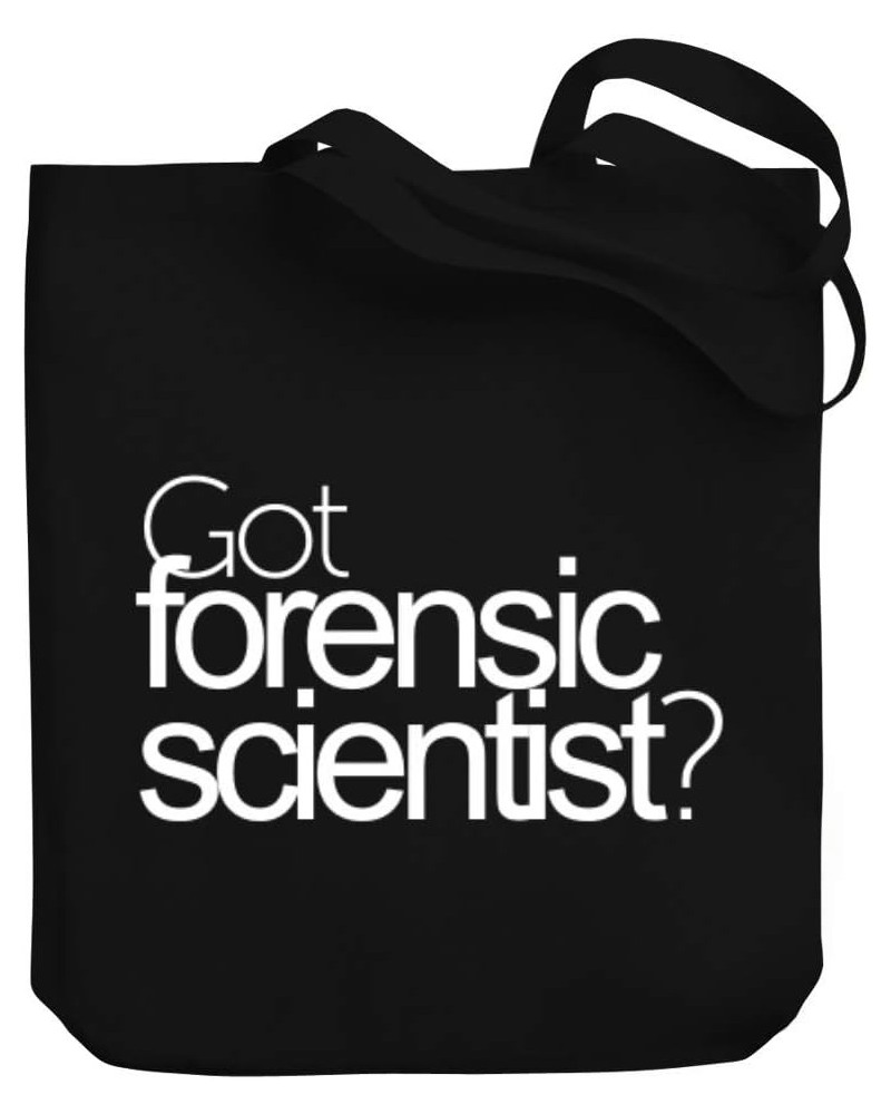 Got Forensic Scientist? Bold Canvas Tote Bag 10.5" x 16" x 4 $17.20 Totes