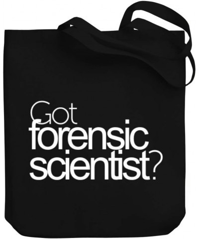 Got Forensic Scientist? Bold Canvas Tote Bag 10.5" x 16" x 4 $17.20 Totes