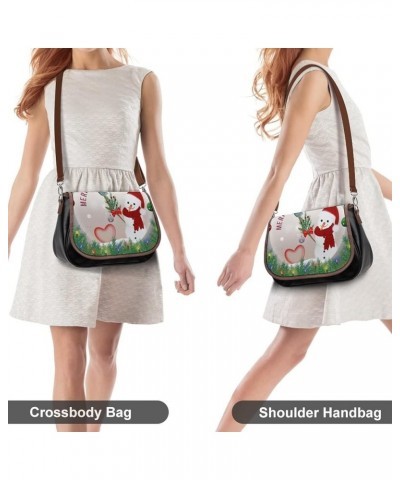 Printed Crossbody Bags Women City Leather Shoulder Bag Satchel Hobo Bags Trendy Skeleton Bride Rose Color5 $27.83 Hobo Bags