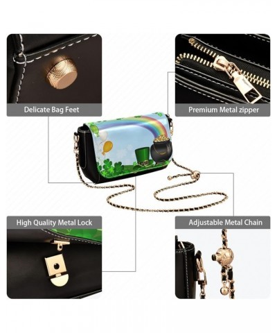 Crossbody Bags for Women Trendy Women's Black Shoulder Bag Small PU Leather Flap Cross Body Bag Handbags Pattern11 $16.39 Cro...