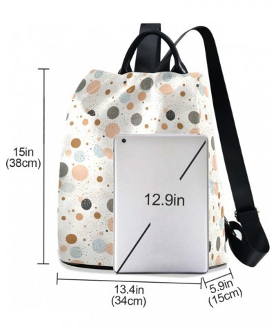 Dot Colorful Womens Backpack Purse Shoulder Bag Travel Backpack Bookbag Casual Satchel Bags for Ladies Work Travel Women $20....