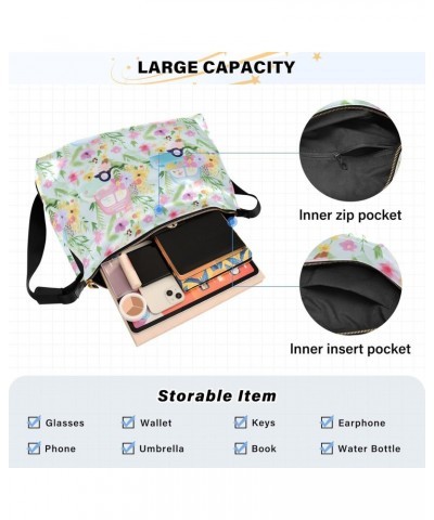 Flowers Floral Truck Crossbody Bag for Women Men with Adjustable Strap PU Leather Shoulder Hobo Purse Bag 20852916 $15.51 Sho...