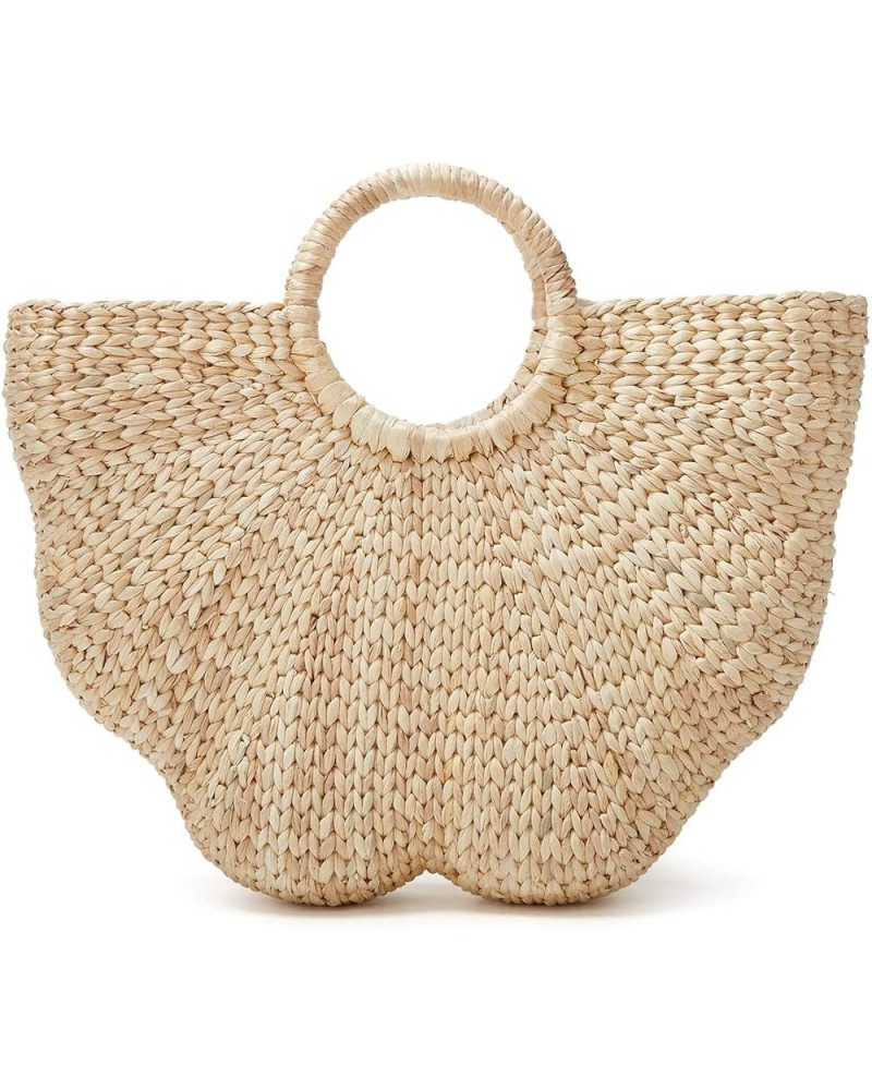 Women Tote Bag Straw Hobo Handbag Fashion Woven Top Handle Bag Shoulder Bag Beach Purse Moon Bag Bucket Bag 2023 Summer A $41...