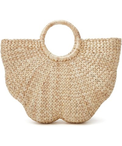 Women Tote Bag Straw Hobo Handbag Fashion Woven Top Handle Bag Shoulder Bag Beach Purse Moon Bag Bucket Bag 2023 Summer A $41...