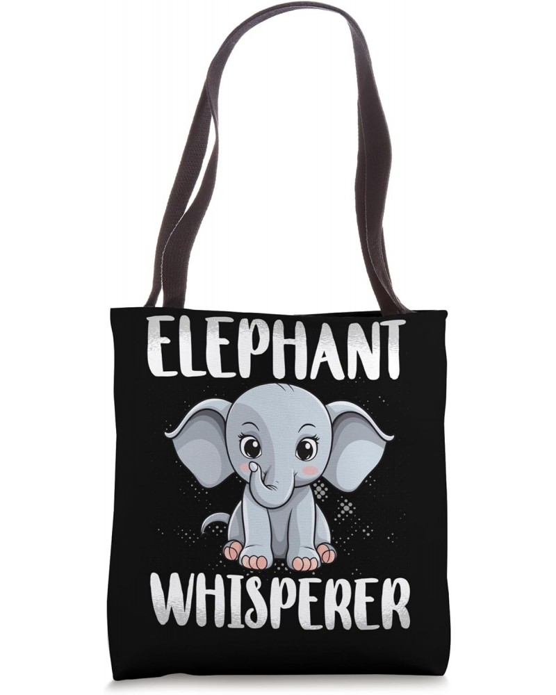 Elephant Lover Baby Elephant - Funny Elephant Whisperer Tote Bag $9.68 Totes