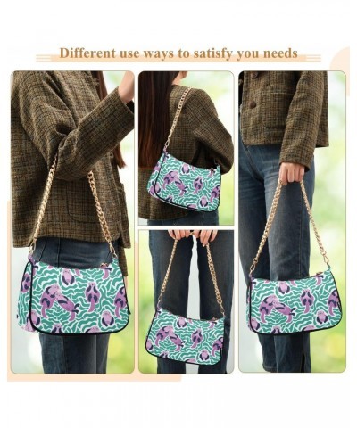 Women Chain Shoulder Purse Bag With Zipper Trendy Lovely Sea Otters Print, Hobo Tote Clutch Handbags with Chain Strap $13.01 ...