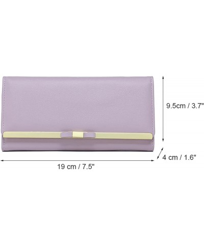 Womens Wallets PU Leather Clutch Long Wallet for Women Card Holder Phone Organizer Ladies Travel Purse (Purple) Red $10.91 Wa...