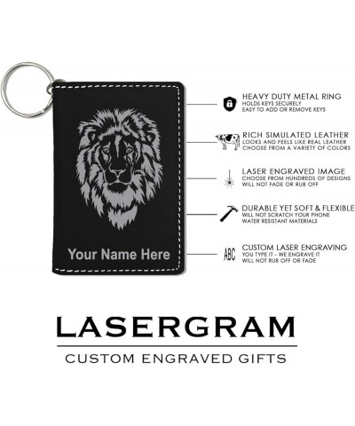 ID Holder Wallet, Flag of Afghanistan, Personalized Engraving Included (Light Brown) Black with Silver $15.39 Wallets