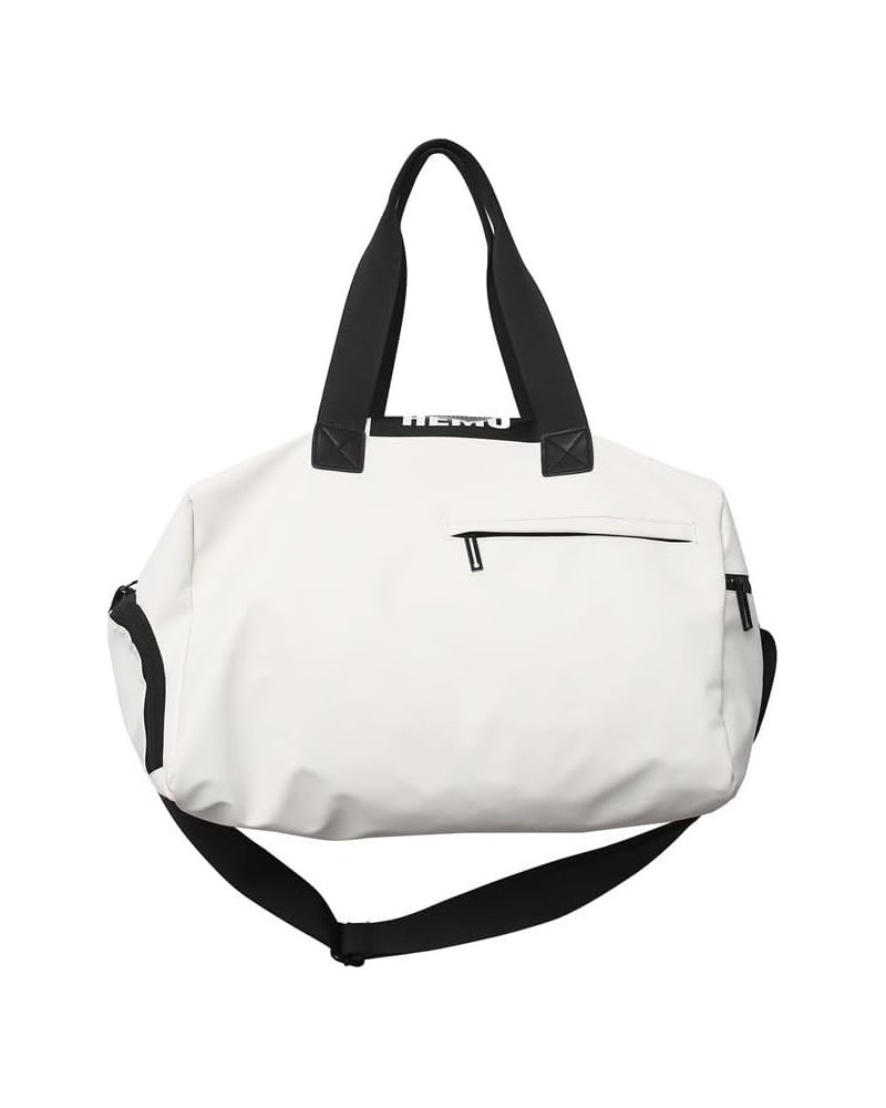 Stylish Gym Crossbody Bag Casual travel bag For Men and Women Daily use WaterProof gift choice White $16.45 Backpacks