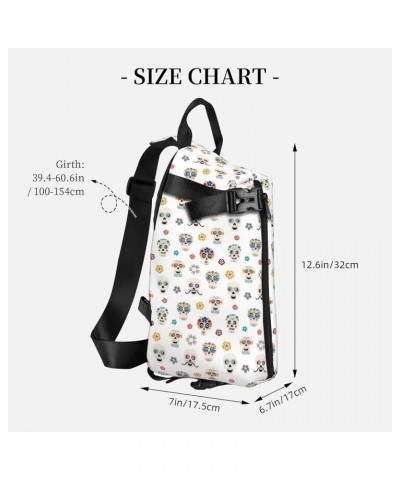 Milky Way Planet Sleeping Fox Sling Bags For Men And Women, Chest Bag Crossbody Sling Daypack For Hiking Bike Travel All Kind...