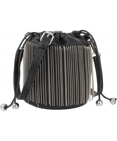 Buddy Handbag Women Rivet Shell Bag Fashion Tassel Shoulder Crossbody Bag Chic Tote Purse Tassels¡ªblack $22.19 Totes