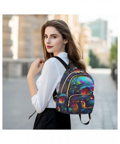 Women's Medium Fashion Backpack Forest Skull Print Ladies Travel Daypack Aesthetic Shoulder Bag 10.2×5.1×12.5 IN $20.51 Backp...