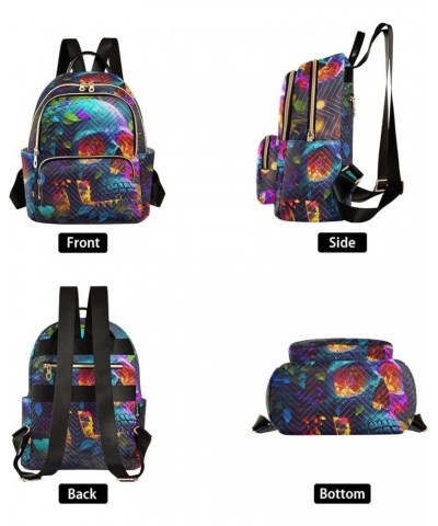 Women's Medium Fashion Backpack Forest Skull Print Ladies Travel Daypack Aesthetic Shoulder Bag 10.2×5.1×12.5 IN $20.51 Backp...