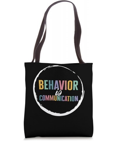 Special Education Behavior Is Communication Tee, Ed Teacher' Tote Bag $17.01 Totes