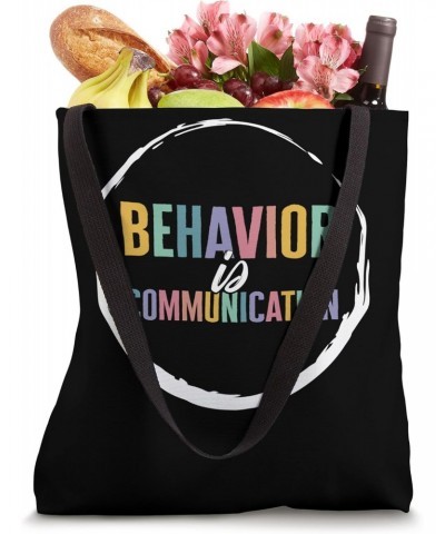 Special Education Behavior Is Communication Tee, Ed Teacher' Tote Bag $17.01 Totes