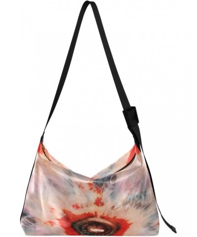 Retro Tie Dye Womens Shoulder Bag Hobo Crossbody Leather Casual Tote Bag for Women Large Ethnic Style Handbag Shopping Bag $1...