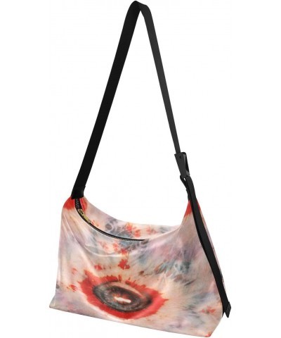 Retro Tie Dye Womens Shoulder Bag Hobo Crossbody Leather Casual Tote Bag for Women Large Ethnic Style Handbag Shopping Bag $1...