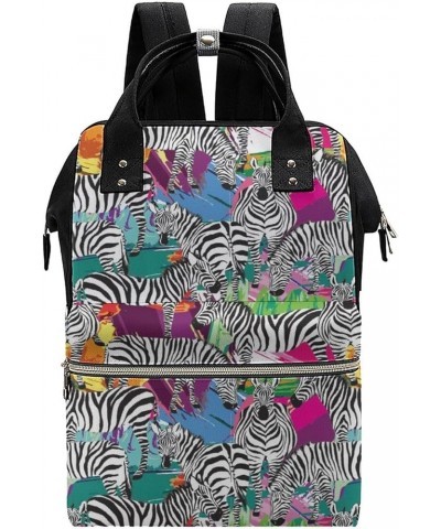 Baseballs Pattern Backpack Work Business, Travel Rucksack Daypack for Adults Women, Handbag,Black Animal and Plant Print $26....