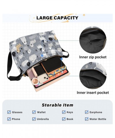 Cute Dog Puppy Crossbody Bag for Women Men with Adjustable Strap PU Leather Shoulder Hobo Purse Bag 20852629 $15.18 Shoulder ...