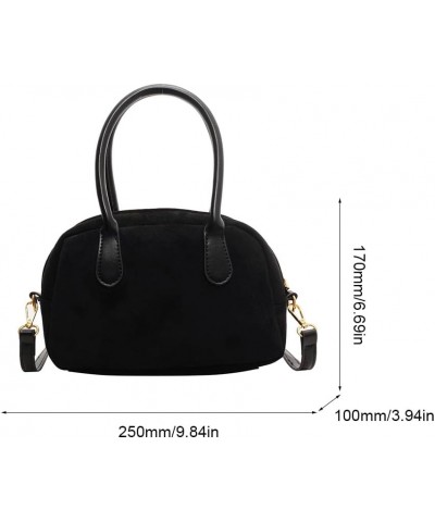 Women Casual Satchel Bag Adjustable Strap PU Leather Vintage Shoulder Bag Solid Color Retro Crossbody Bag Large Ca Black $11....