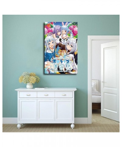 Hololive Gawr Gura Moona Hoshinova Shirakami Fubuki Usada Pekora Poster Canvas Poster Wall Art Decor Print Picture Paintings ...