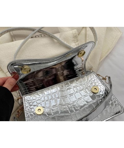 Women Tote Bag Trendy Y2K Shoulder Bag Shiny PU Leather Crossbody Bag Purse Hobo Handbag Purple $31.49 Totes