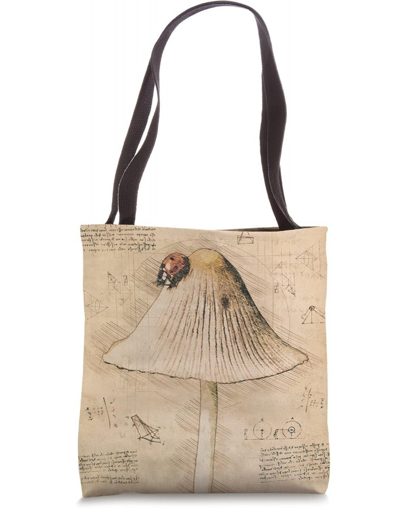 Mushroom Retro Drawing Sketch Tote Bag $9.50 Totes